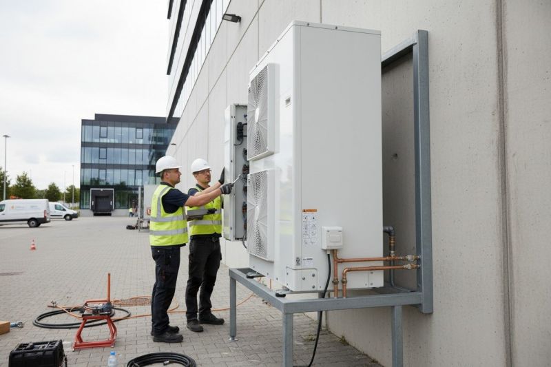 Heat Pump Installation detail